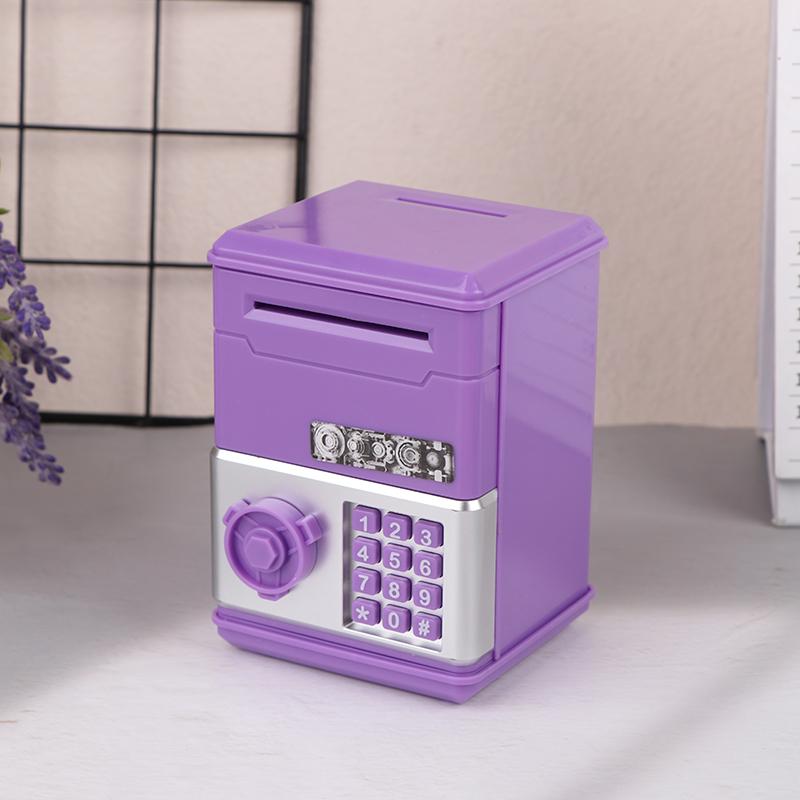 Kids Money Bank Password Piggy Bank Mini Atm Cash Coin Money Box For Kids Birthday Toy