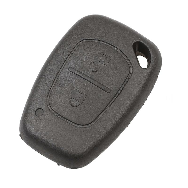 1Pc 2-Key No Label Slot-Renault Remote Control Car Key Case,Car Keycase,For Vauxhall Opel Vivaro/Renault Trafic/Nissan Primastar