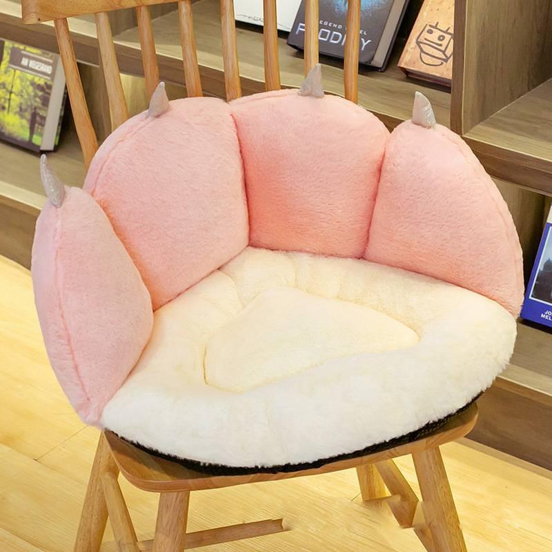 Cat Office Paw Cushion Plush Stuffed Toy Comfort Valentines Day Decor Gift