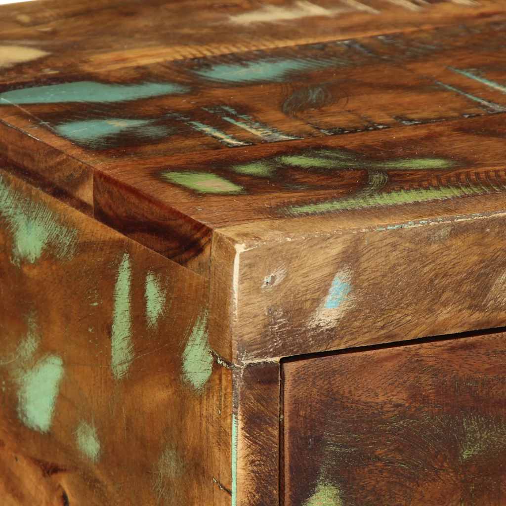 TV Wall Cabinet 100 x 30 x 19 cm Solid Reclaimed Wood