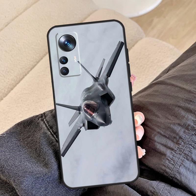 Fighter Planes Case For Xiaomi 13T 12T 11T 14 13 Pro 12 Lite 12X POCO F5 X3 X5 Pro F3 F4 X4 M5s C65 Funda