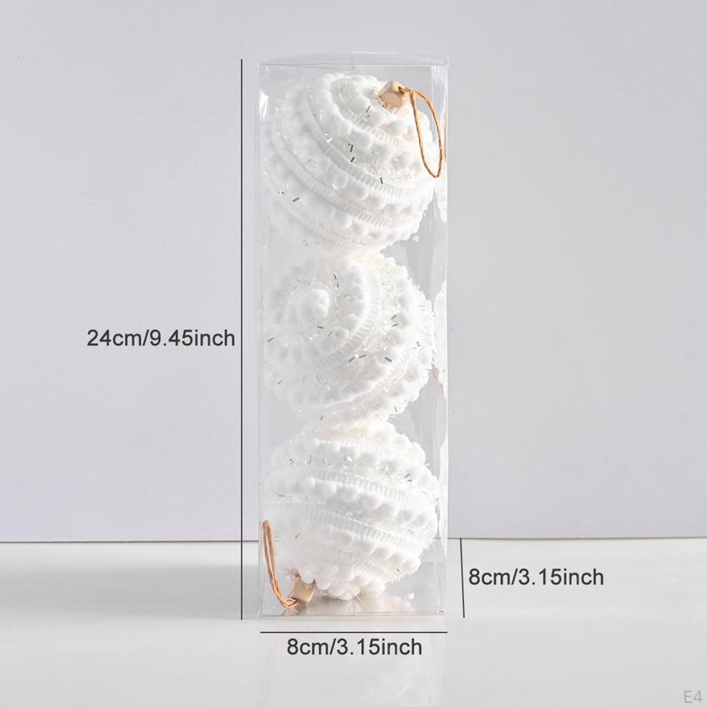 3 шт. Рождественские шары, украшения, подвески, сделай сам, подвесные шары для елки, праздничные