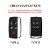 Car Key Case Cover for Land Rover Range Rover Evoque Discovery Sport Velar for Jaguar XE XF E-Pace F-Pace Suede Key Accessories