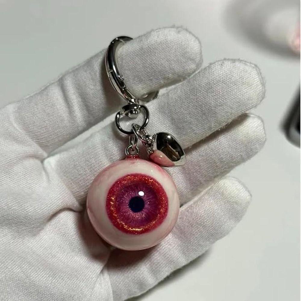 Goth Style Halloween Eyes Keychain Eyeball Charms Eye Keychain Gothic Eye Keychain Home Decor