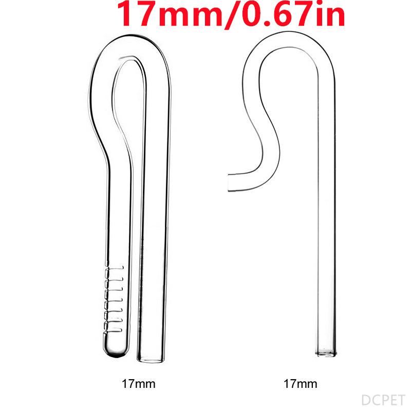 Прозрачный стеклянный сливной шланг Lily Pipe и приток скиммера с присоской 13 мм 17 мм для аквариума с растениями, аквариума, системы фильтрации воды