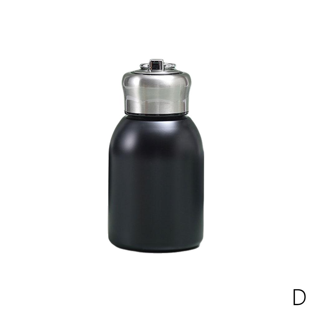 Портативная кружка-термос с большим животом 300 мл, компактная кружка, герметичная, однотонная, дорожный термос, кружка-термос, бутылка для воды