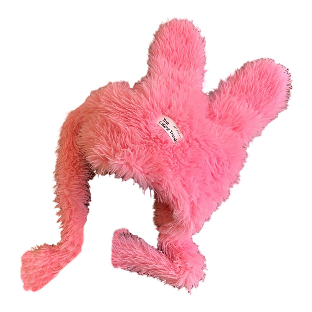 Winter Teenagers Rabbit Ear Shape Beanie Windproof Trapper Hat Ear Protector Hat Adult Winter Cycling Skiing Supplies