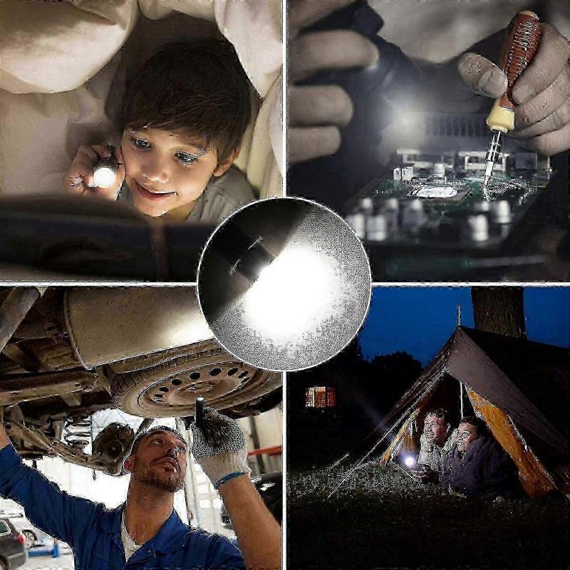 2025 Maglite Flashlight LED Upgrade Bulb 6500K White DC6V-24V P13.5S (2-Pack) Edition 0115