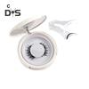 1 Set Magnetic False Eyelashes with Lash Applicator Clip Reusable Natural Wispy Double Sided Magnetic Fake Lashes with Clamp Women Eye Makeup Tools