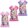 82976 Kids Girls KATSEYE Print Short Sleeves Dress