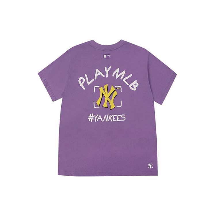 MLB Футболка New York Yankees Унисекс Фиолетовая 31TS06031-50C