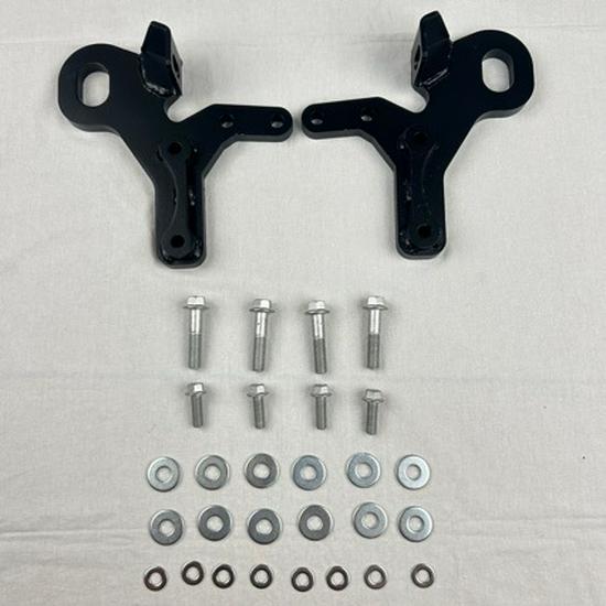 Toyota LC Series Reinforced Front Tow Hook - Red/Black