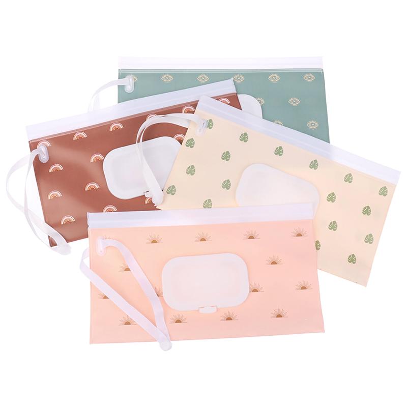 1 шт. Ева Портативная коробка для салфеток на кнопках Сумка для влажных салфеток Крышка-клапан Косметичка Уличные полезные аксессуары для детской коляски