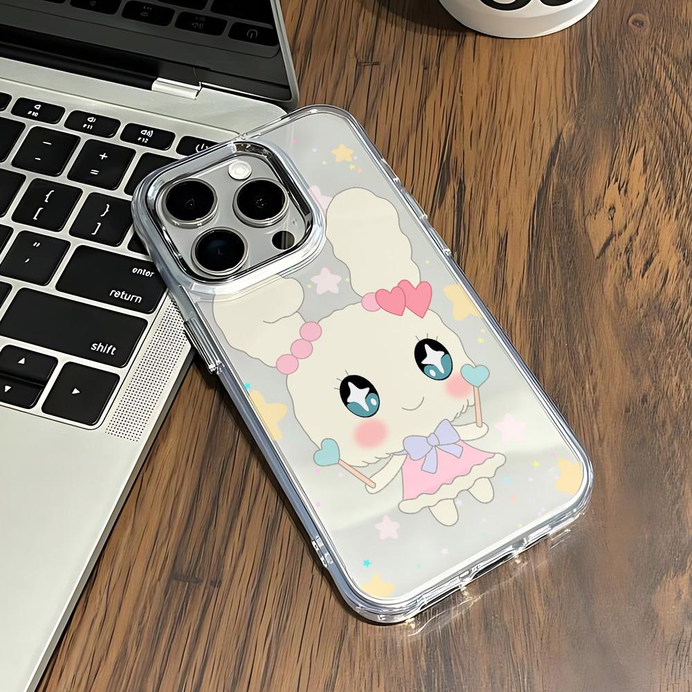 Милый Чехол-Телефон Tamagotchi Y2k для Samsung Galaxy S25 S24 S23 S22 S21 S20 Note20 FE Ultra Edge Plus 4G 5G Прозрачный Чехол