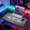 Custom Name Personalized Dallas Cowboys Pattern Mousepad, Laptop PC Desk Mat, Decorative Desk Mat for Home Keyboard Pad Gift