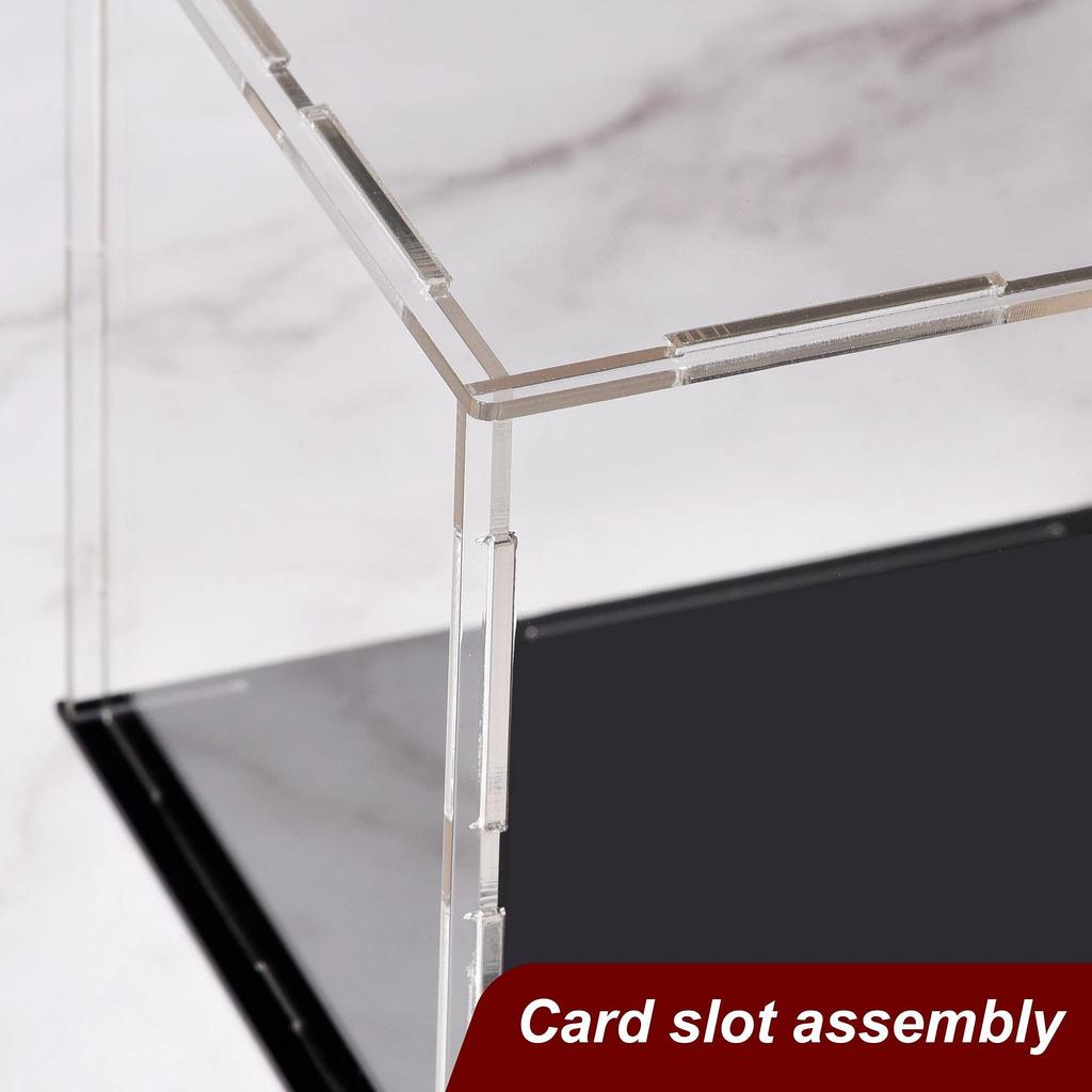 Uxcell Display Case, Dustproof, Protective Cube, Clear Acrylic, 30x30x30 Cm