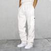 Модные мужские спортивные штаны на шнурке, свободная посадка, эластичная талия
