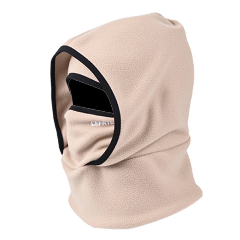 Neck Protection Balaclava Cycling Cap Double Layer Ski Windproof Cap Warm Hat Mask  Women Men