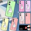 Чехол с K-pop жестом 'сердце пальцами' для OPPO Reno 5Z 4Z 2Z 8T 3 4 5 6 7 8 Lite Find X5 X2 X3 Lite Neo X6 Pro