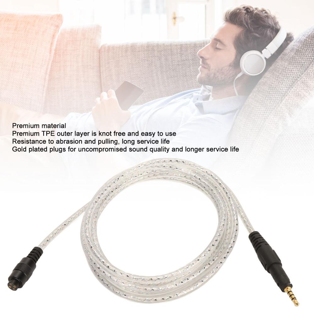2.5mm to 2.5/3.5/4.4mm Plugs 3 in 1 Headphone Cable for ATH M70X ATH M60X ATH M50X ATH M40X