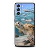 Чехол для телефона с изображением морского животного дельфина для Samsung Galaxy S26 Ultra S25 Plus S24 FE S23 S22 5G S21 S20 Черный Мягкий