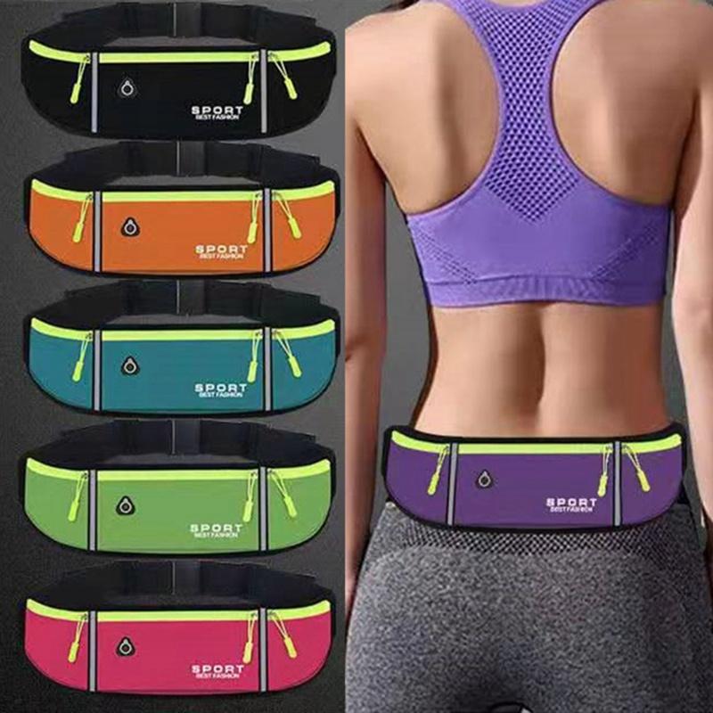 Outdoor Running Fitness Sports Cell Phone Bag Waterproof Wear-resistant Water Bottle Bag Waist Bag