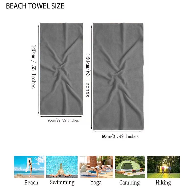 SC Freiburg Print Beach Towel, Large Soft Quick Dry Towel for Beach Camping Swimming