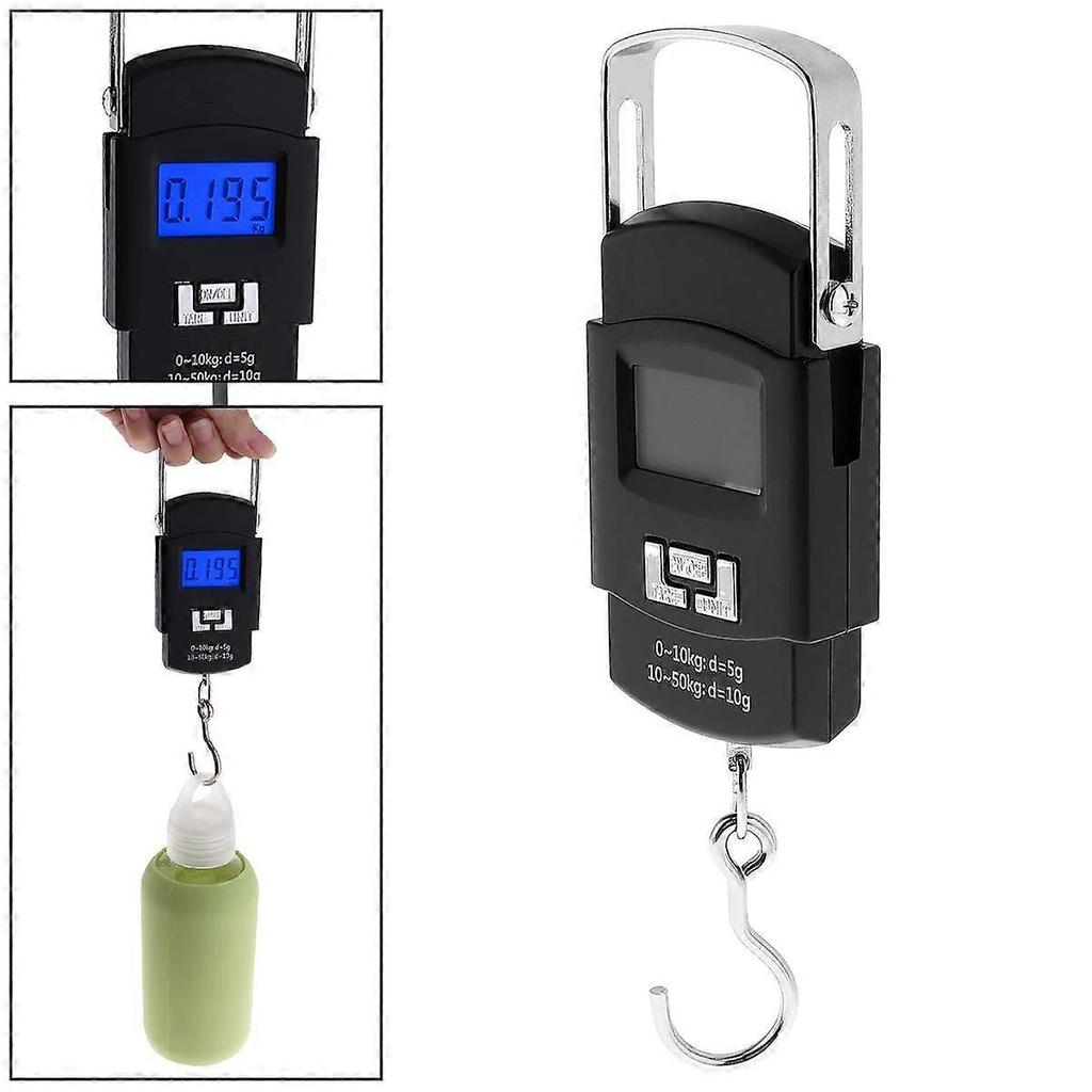 110lb/50kg Digital LCD Scale Handheld Luggage Baggage Suitcase Weight Scale, Electronic Balance Digital