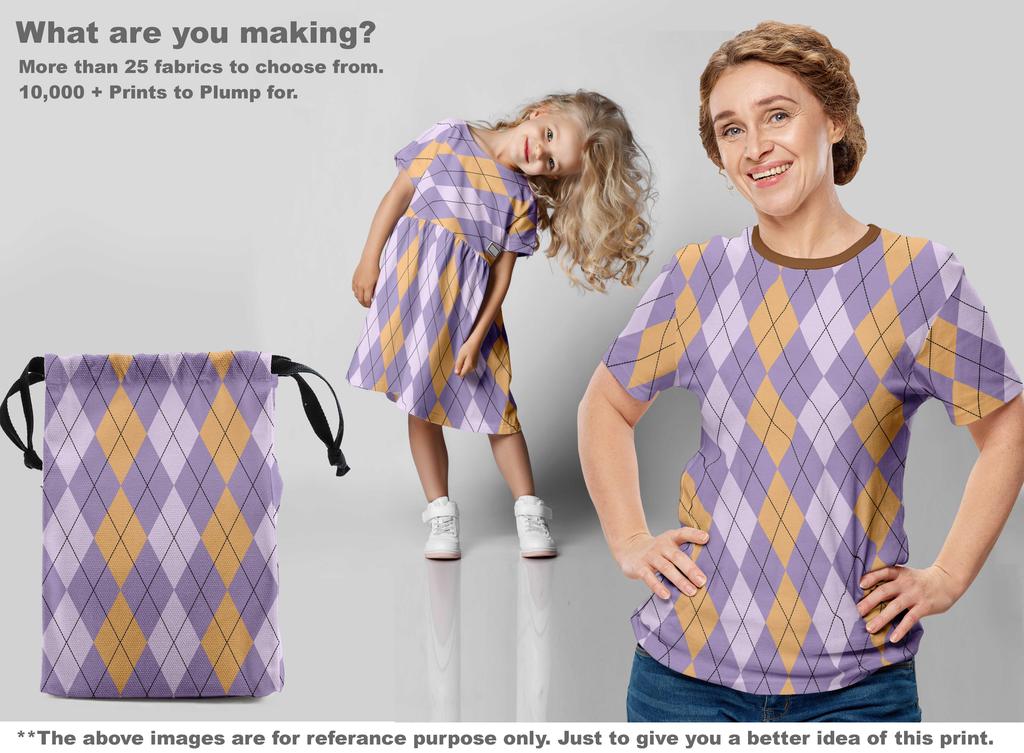 oneOone Хлопчатобумажная гибкая коричневая ткань в клетку Argyle Diy Одежда для квилтинга Ткань с принтом в ярдах 40 дюймов