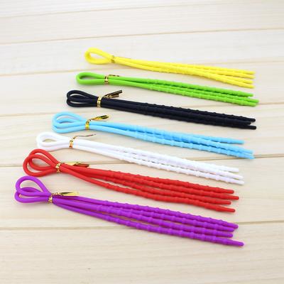 Силиконовые лоферы ШНУРКИ Силиконовый ремешок высокого натяжения Кроссовки с флуоресцентным ремешком Силиконовые ШНУРКИ