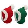 Dog Winter Hat Red Pet Christmas Winter Warm Knitted Hat for Small and Medium Dogs Puppy Cats