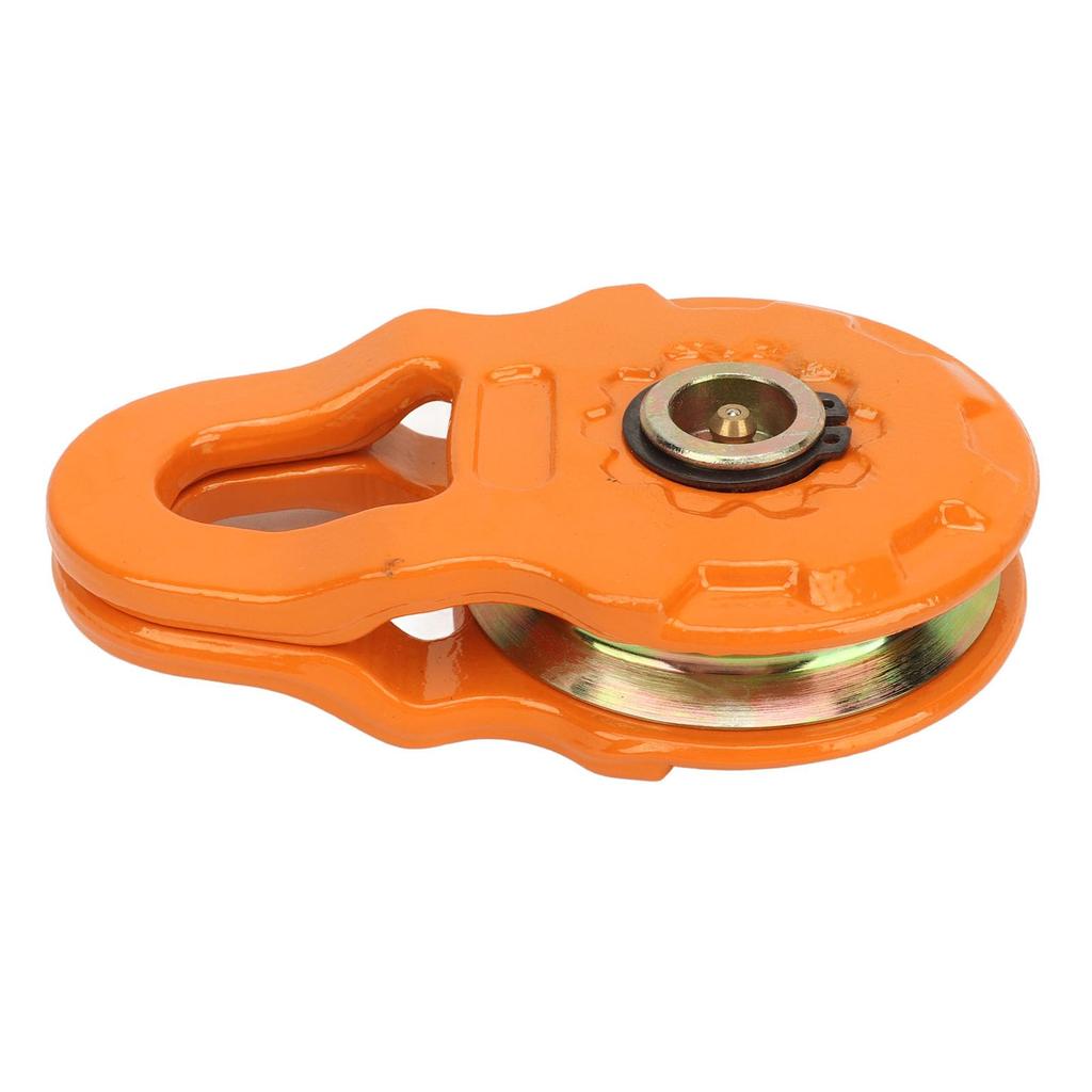 Snatch Block, 12.5 Ton Winch Snatch Block Towing Pulley Block, Heavy Duty Steel Off-Road