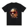 Hip Hop Rapper Lil Baby Graphic 100% Cotton Harajuku Plus Size T Shirt Men's Vintage Oversized Short Sleeve Streetwear Casual