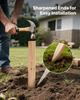 Wooden Garden Stakes, 25 Pcs 12.7×38.1×609.6 mm Survey Grading Stakes, Garden Ground Stake with Sharp Point, Fir Wood Plant Support Stake, Sign Posts