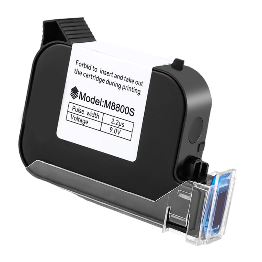 M8800S Quick Dry Black Ink Cartridge for Handheld Inkjet Printer Works On Paper Fabric Wood Plastic