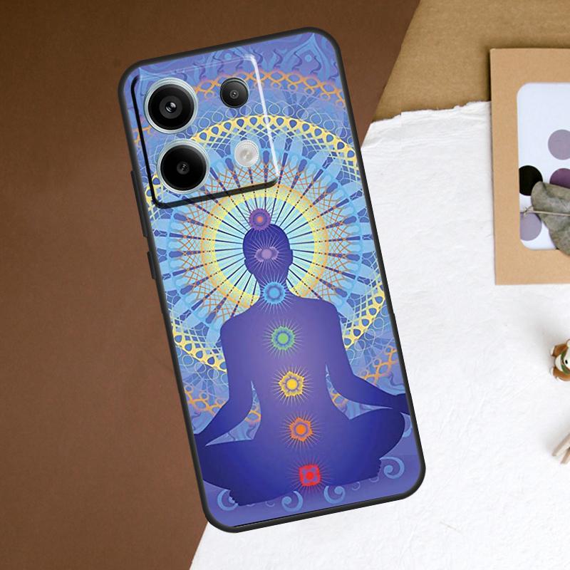 Чехол для йоги Mandala Chakra Insist для Redmi Note 13 Pro Plus 9 10 11 12 Pro 9S 10S 11S 12S Чехол для Redmi 12 C 10C 13C