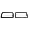 Dashboard Side Air Vent Outlet Trim Carbon Fiber Color Enhance Interior Style Scratch Resistant
