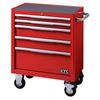 Kyoto Machine Tools Roller Cabinet 5 Tiers 5 Drawers Red Kyoto Machine Tools Project (KTC) EKW-1005R (2015 Product)