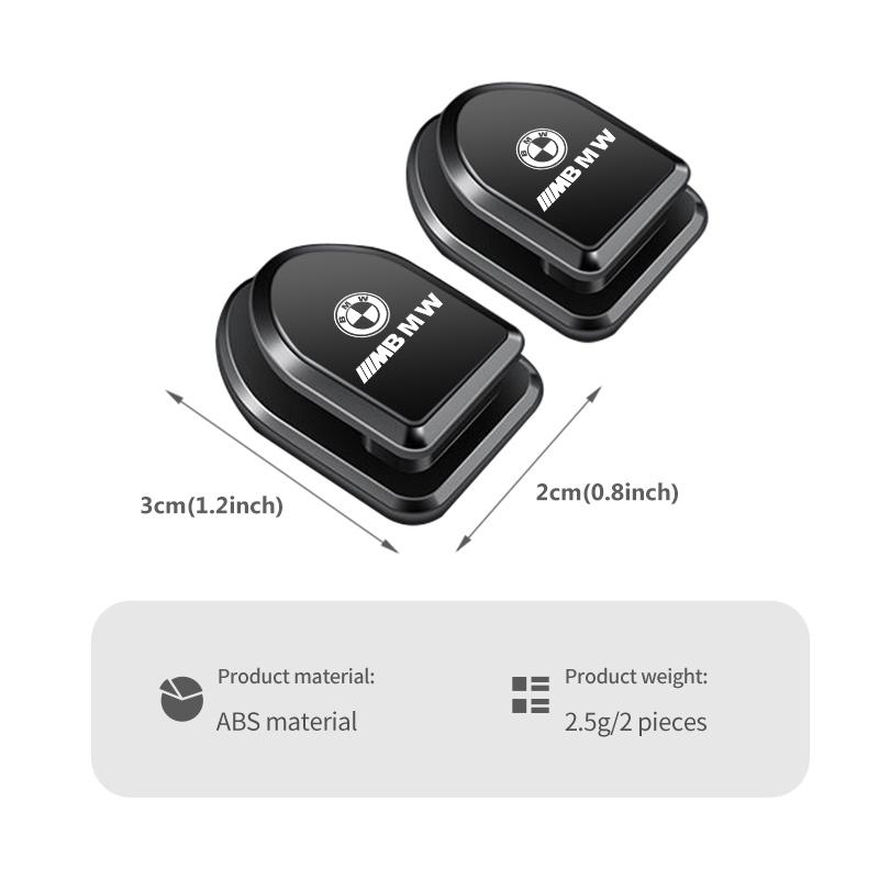 2/4pcs Car Paste Hooks USB Storage Hanger Invisible Accessories For BMW M F10 F20 F30 F40 F15 F25 F26 F31 F49 E62 E83 E84 AD2