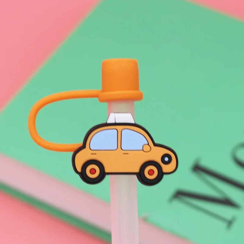 1 шт. силиконовая заглушка для соломинки для стеклянной бутылки с водой в форме цветка, защитный колпачок от пыли, наконечники для соломинок, аксессуары для стаканчиков для соломинок 6-8 мм