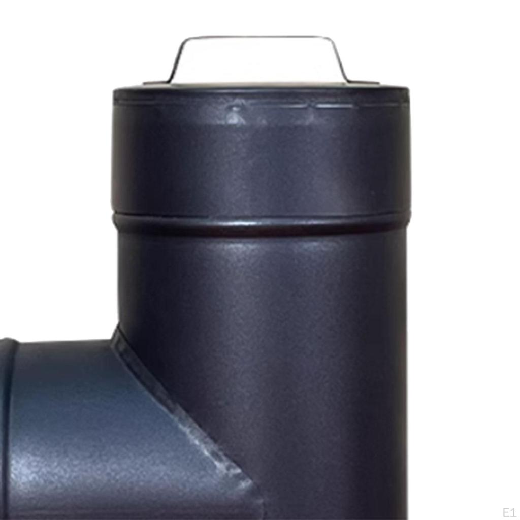 Stove Pipe Exhaust Dia.150mm Portable Tents Adapter Connector Tee Chimney for