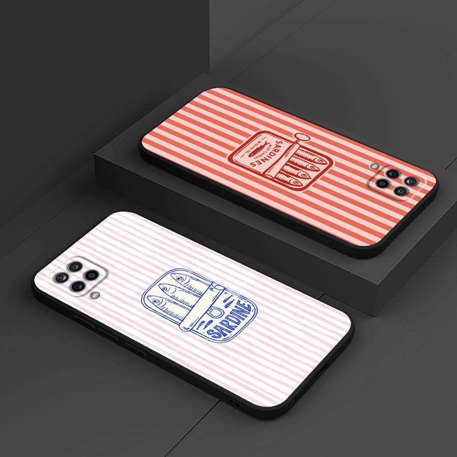 Мультяшная креативная рыбка Чехол для телефона для Samsung Galaxy A12 A50 A05 A16 A40 A15 A13 A20 A70 A06 A04 A17