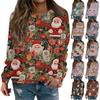 Christmas Sweatshirts For Women Knit Sweater Cute Shirt Fall Crewneck Pullover Tops