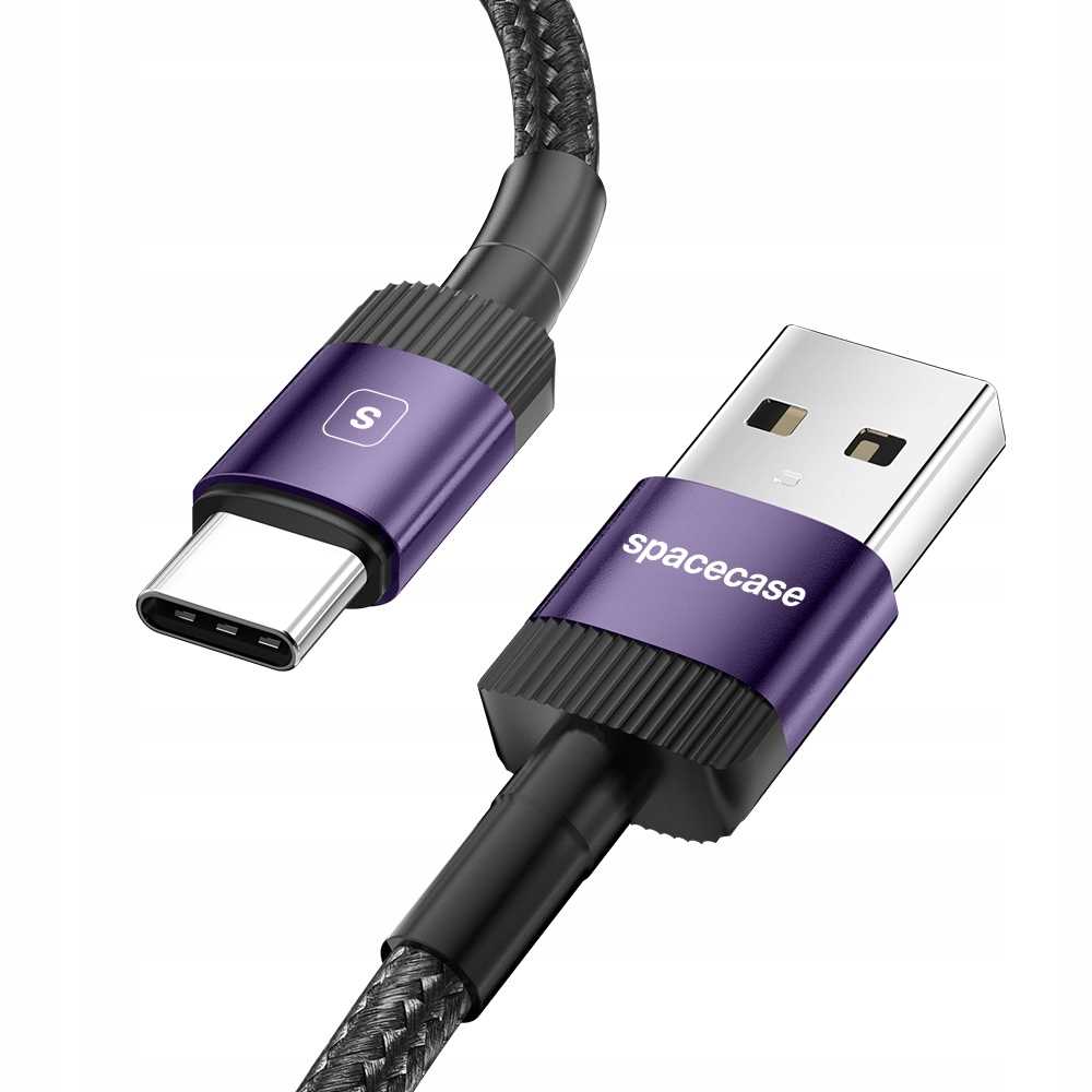 Sc Usb-C Cable 1M 3A Purple