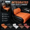 Memory Foam Integrated Lumbar Leg Support Mat Leather Extended Seat Cushion  Vehicle Universal