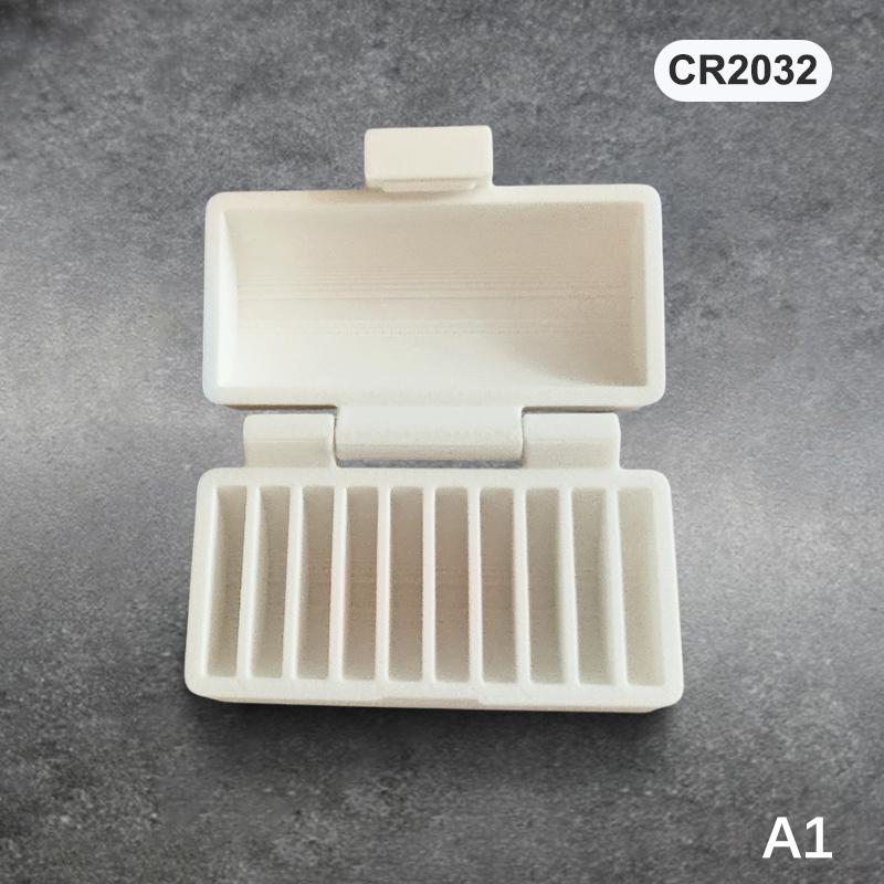 Портативный контейнер для хранения батареек CR2032/CR2026, 10/20 ячеек, защитный держатель, предотвращает потерю батареек, органайзер для мелкой электроники