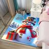 3D Рождественский мультяшный ковер, ковер для гостиной, спальни, домашнего декора, ковер для сада, лужайки, коврик для кухни, детской спальни, рождественский подарок