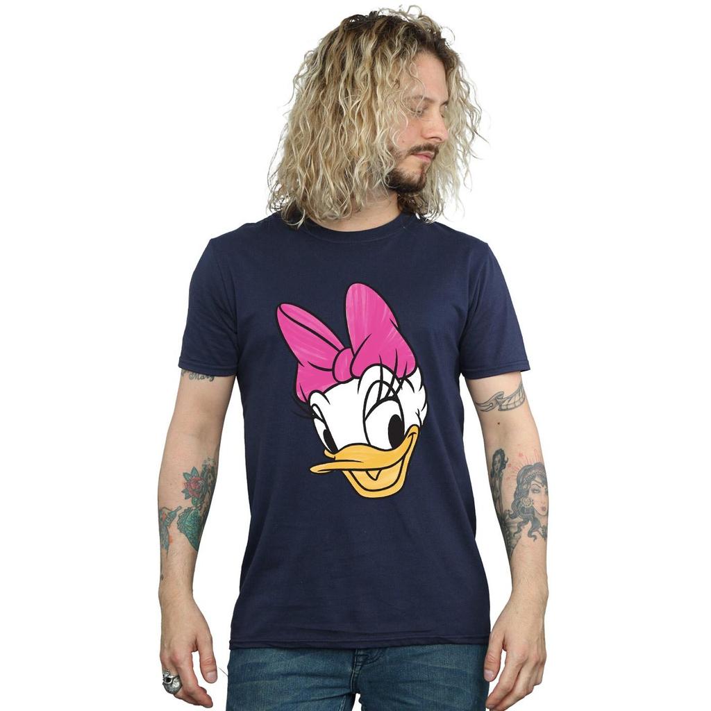 Disney Mens Daisy Duck Head Painted T-Shirt