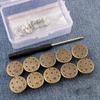 10pcs Nailless Jeans Buttons Removable Pants Pins Durable Repair Kit
