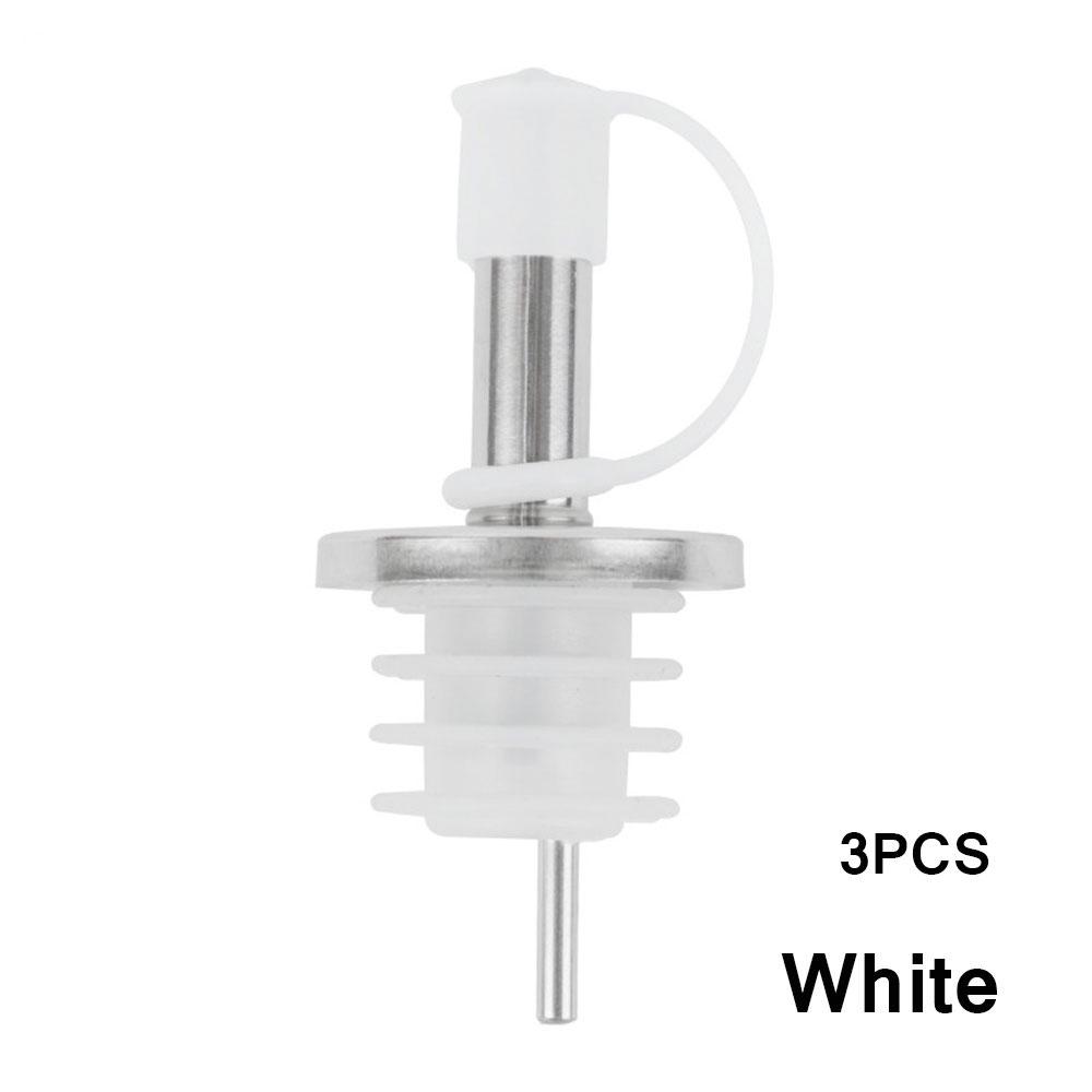 1/3PCS New Stopper Bar Tool Stainless Steel Olive Dispenser Bottle Mouth Wine Pourer